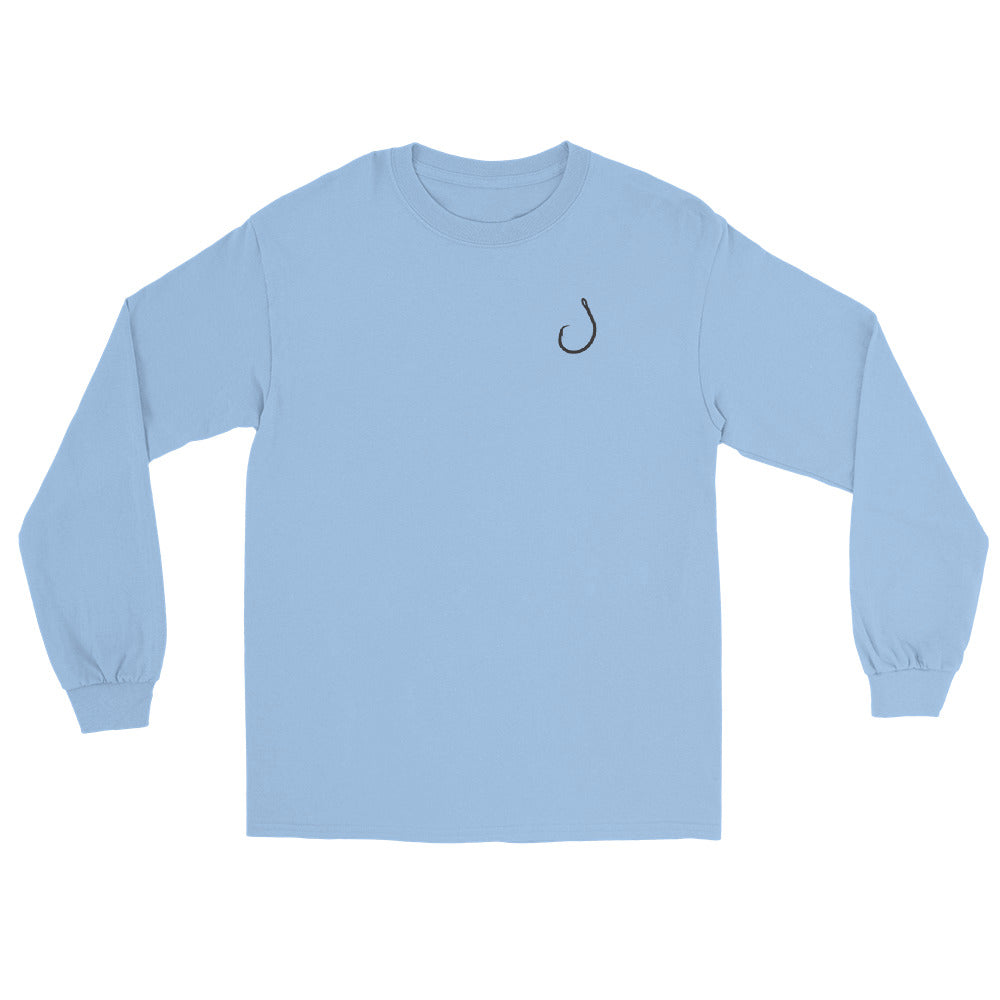 American Flag Tarpon Circle Hook Graphic Tee Long Sleeve Shirt