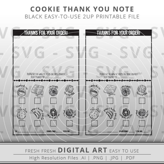 Girl Scout Cookie Delivery Sheet - Girl Scout SVG - Cricut - Silhouette Cameo - Clipart - Digital Download