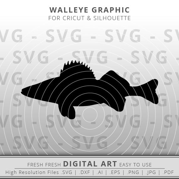 walleye svg outline