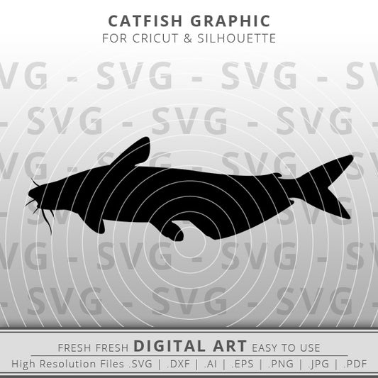 catfish svg fish outline