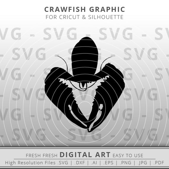 crawfish svg image outline silhouette
