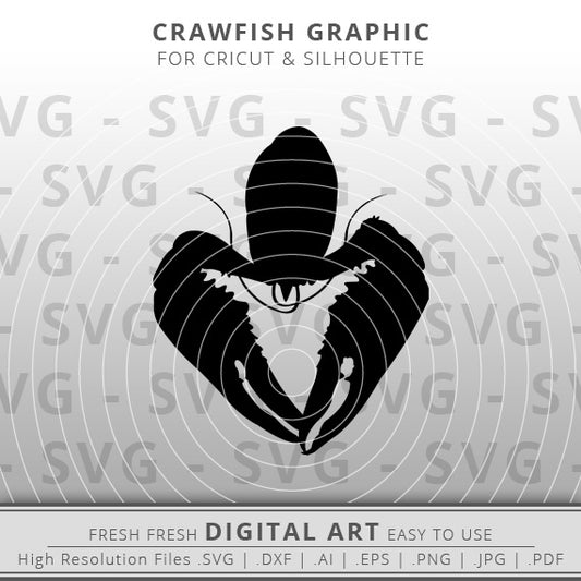 crawfish svg image outline silhouette
