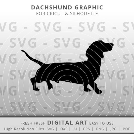 Daschund Dog Silhouette