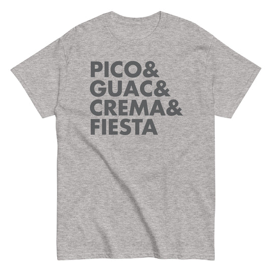 Guac & Creama & Fiesta Graphic Tee Fun tshirt Funny T-Shirt