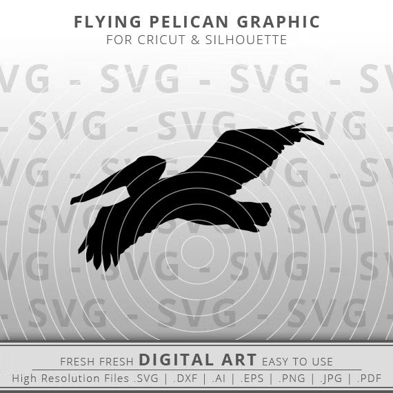 Pelican svg image file