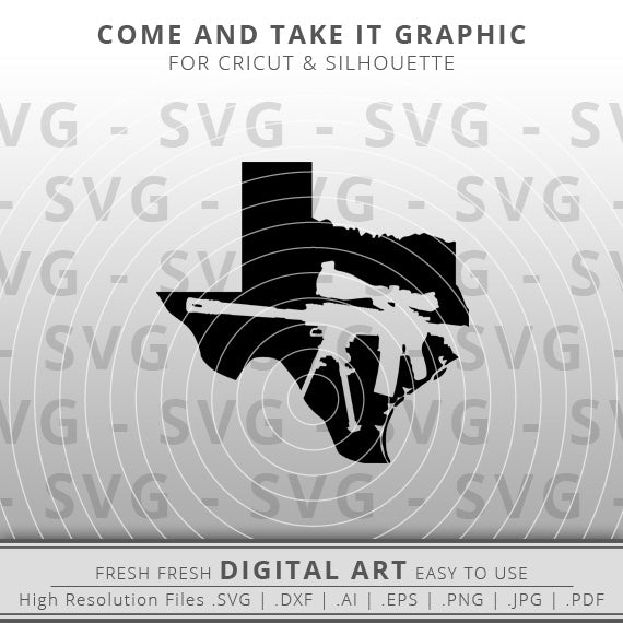 Texas SVG - Texas Outline SVG - AR15 with Scope SVG - Assault Rifle SVG - 2nd Amendment SVG - Gun Rights SVG - Texas Flag svg - Cricut - Silhouette - Cameo