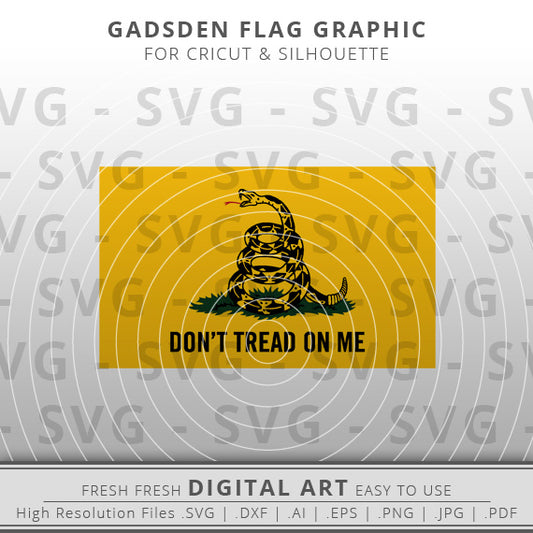 Don't Tread On Me SVG - Gadsden Flag SVG - 2nd Amendment SVG - Bill of Rights SVG - We The People svg - Cricut - Silhouette - Cameo