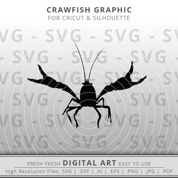 crawfish svg image outline silhouette